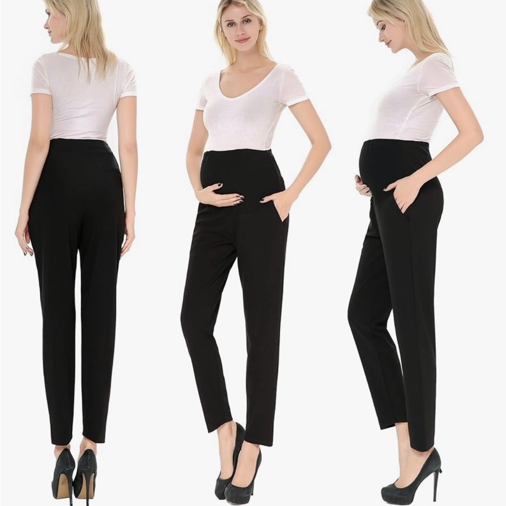 Black maternity pants - Picture 3 of 3